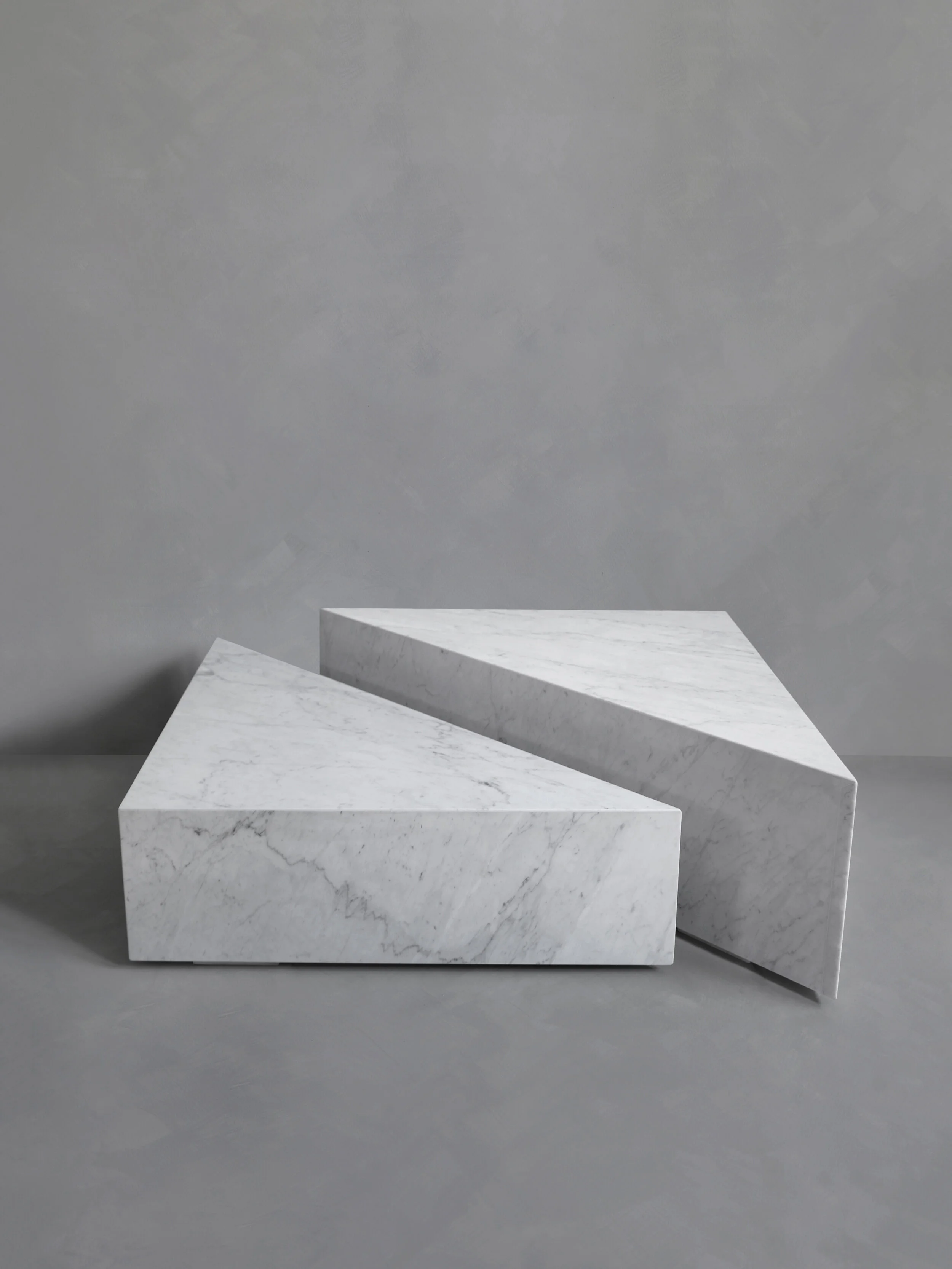 Triangular marble coffee table outlet